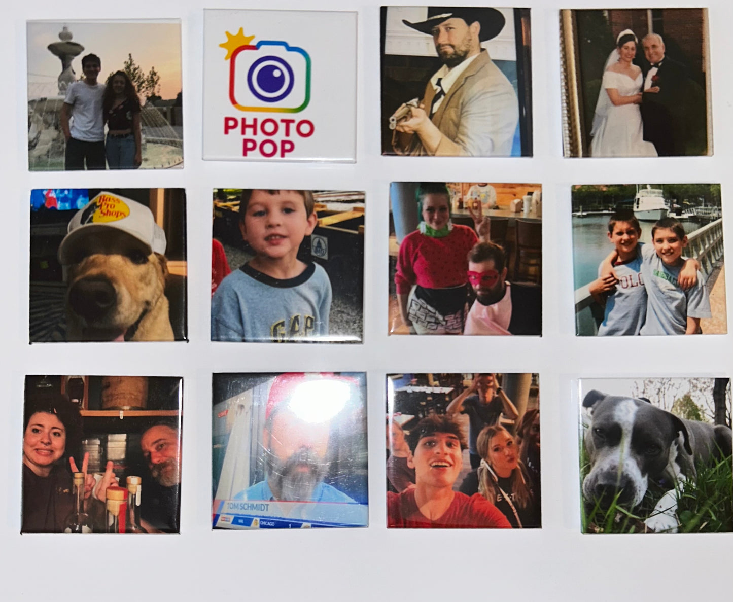 12 pack of 2x2 in Magnets