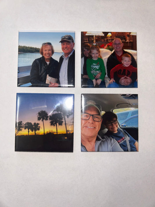 4 pack of 2x2in Magnets